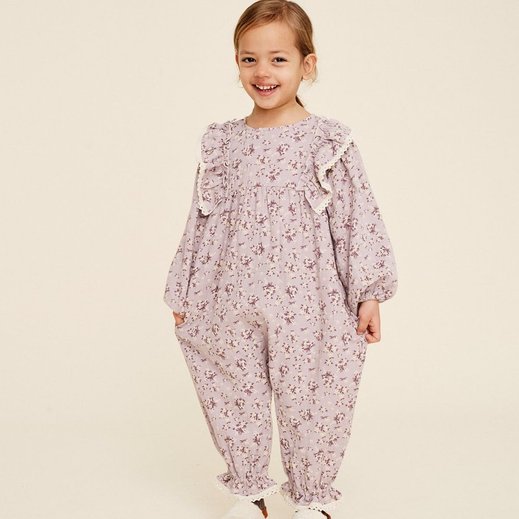 Liilu - Ayda Flower Playsuit - Lilac Floral - 36m | On sale on Choose