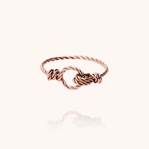 Atelier Paulin Bague Attache Moi Or Rose On sale on Choose