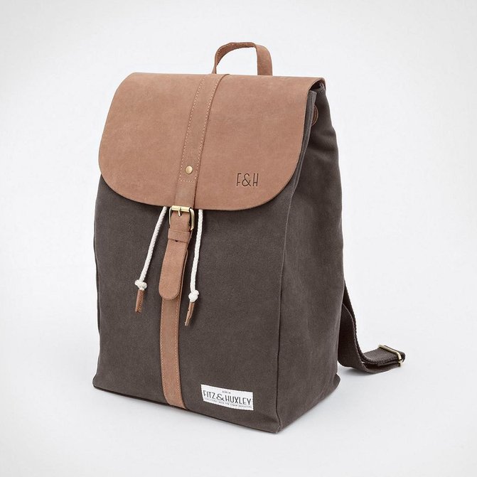 Leather Sac Fitz Huxley Fitz Huxley Solstice Big Grey On Sale On