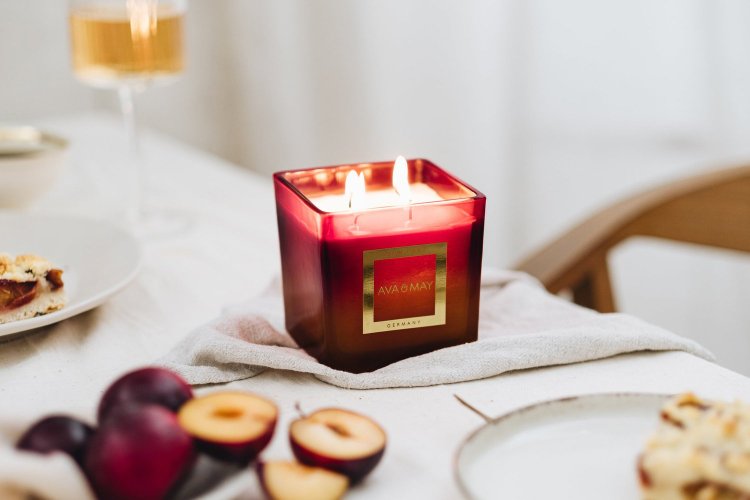 Maxi Bougie Parfumée - Plum Cake