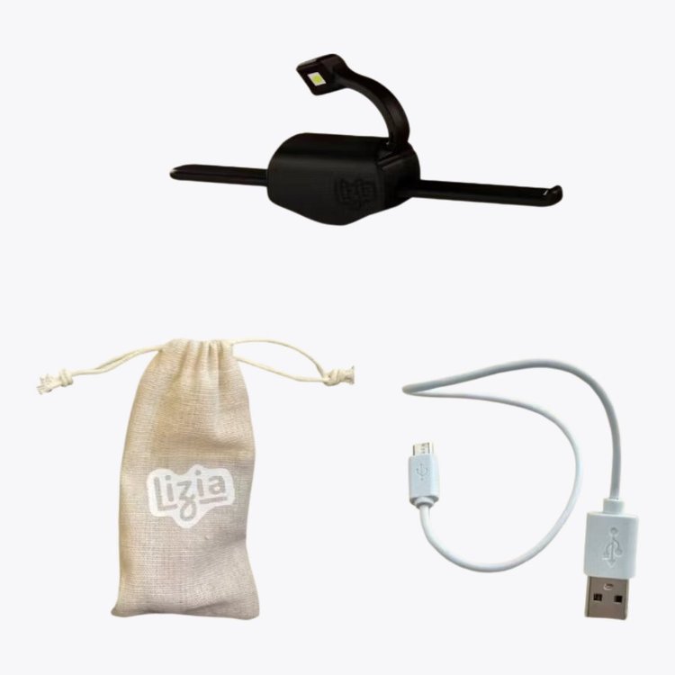 Pack Câble, Pochette & Lampe de Lecture - Noir