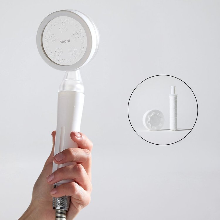 Pommeau de Douche Filtrant - Blanc