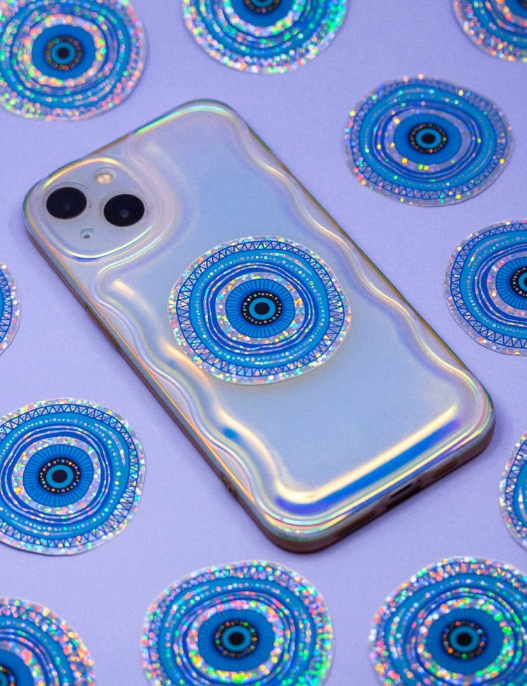 Stickers - à Paillettes Œil Maléfique