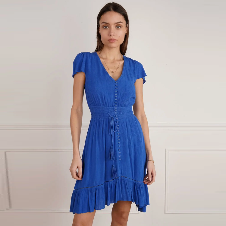 Goa Paris Short Batcha Dress Blue M On sale on Choose