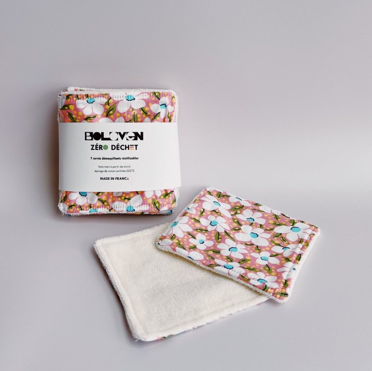 Kit de 7 Cotons Lavables - Printemps