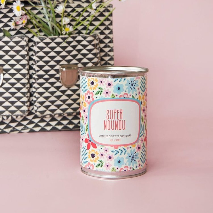 Kit à Semer Merci Nounou - Style 1