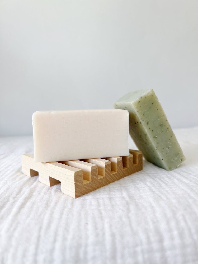 Porte Savon en Bois d'Érable Massif