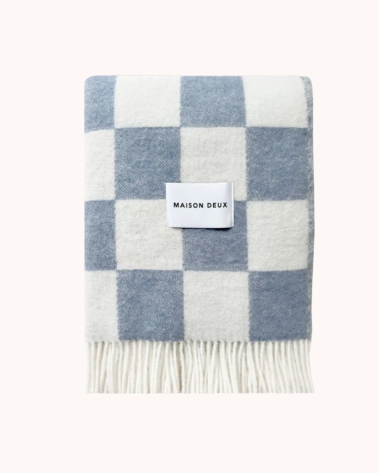 Plaid Checkerboard XL - Denim White