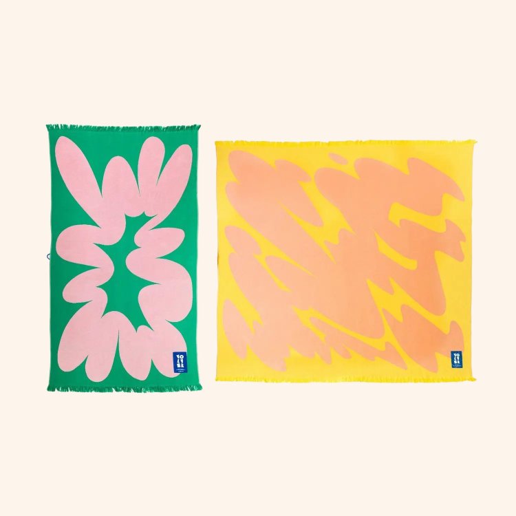 Lot de 2 Serviettes de Plage - Agua & Llys