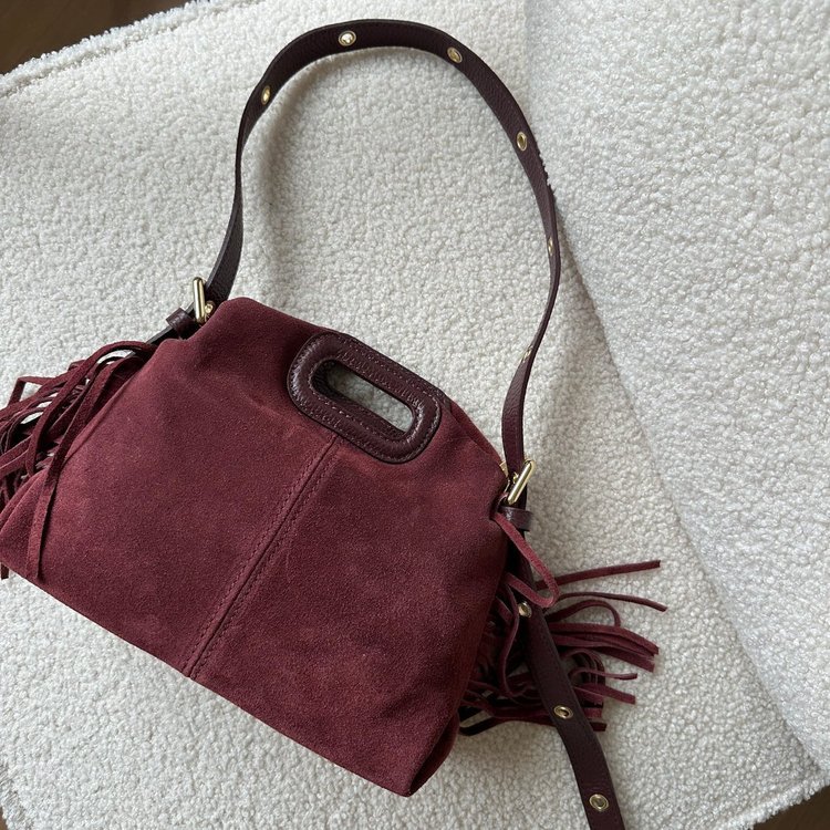 Sac à Main en Cuir Jodie - Bordeaux