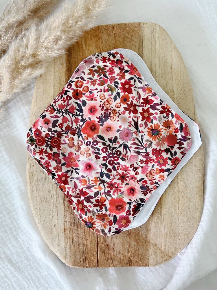 Serviette Hygiénique Lavable Flux Moyen - Coloris au Choix - Alexia