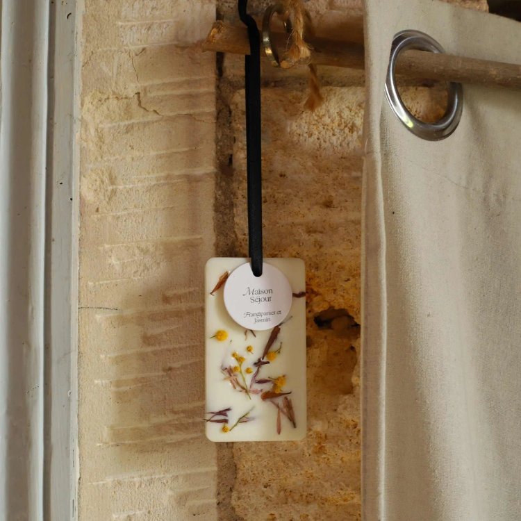 Carte Florale Parfumée - Frangipanier & Jasmin